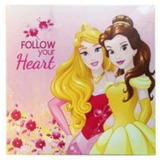 Cuadro Infantil ( Canvas) Princesas Disney Heart (28x28cm)