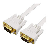 Dtech Slim Flat Cable Vga De 33 Pies Macho A Macho Cabl...