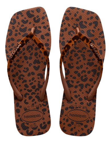 Chinelo Havaianas Slim Square Velvet Bico Quadrado Feminino