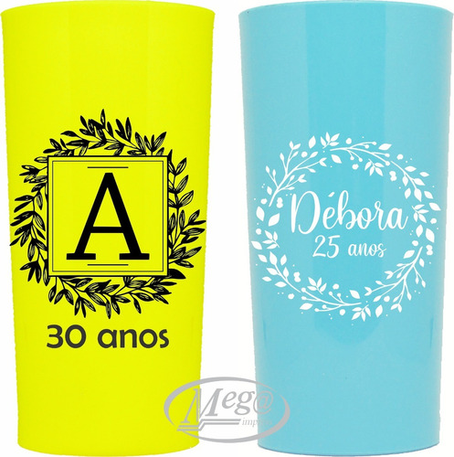 Kit 200 Copos Long Drink 320ml Personalizados