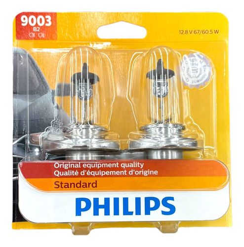 Set 2x Bulbos Philips Standard Foco Halógeno H4 9003 60/55w