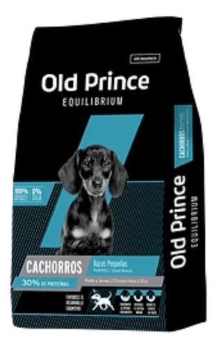 Old Prince Perro Cachorro Raza Pequeña 3kg Pollo Y Arroz Tm