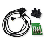 Kit Cables+bujias+bobina Ford Fiesta 96/99 1.3 8v Endura Cuo