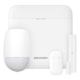 Kit De Alarma Hikvision Ds-pwa64-kit-wb 64 Zonas Wifi-gprs Color Blanco
