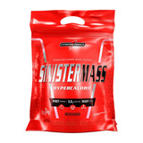 Suplemento Em  Pó Integralmédica  Sinister Mass Hipercalórico Sinister Mass Carboidratos Sabor  Morango Em Sachê De 3kg