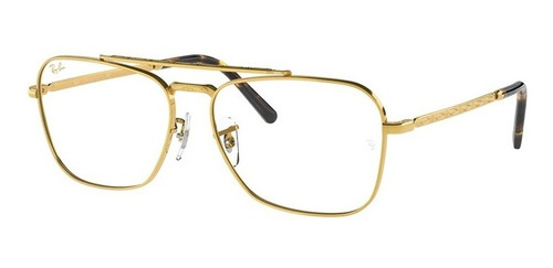 Óculos De Grau Original Ray Ban New Caravan Rb3636v Dourado