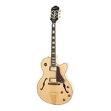 Guitarra Eléctrica EpiPhone Archtop Joe Pass Emperor Ii Hollow Body De Arce Natural Con Diapasón De Palo De Rosa