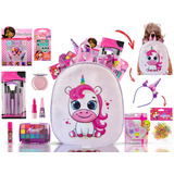 Kit De Maquiagem Infantil Completo Com Tiara + Brindes Bz131