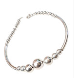 Pulsera Plata 925 Italiana Con Pelotitas Ppl151 