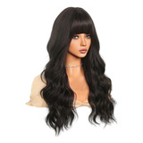 Peluca Natural De Pelo Rizado Big Wave, 1 Juego