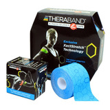 Kinesiology Tape Bandagem Marca Theraband Azul 5mx5cm