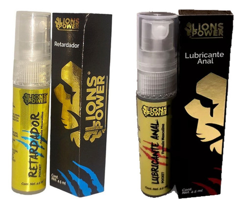 Retardador/anal Paquete Masculino Spray 4.5ml Lionspower C/u