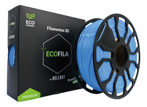 Filamento Pla Para Impresora 3d Hellbot Ecofila 1kg 1.75mm