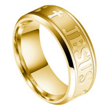 Aliança Tungstenio Ouro 18k Cristão Voto Santidade Cristo