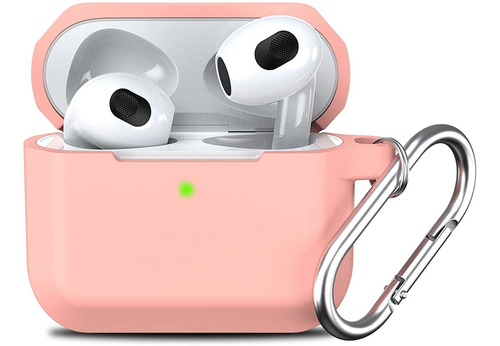 Funda De Carga Rosa 3 Generacion 2021 Para AirPods 3