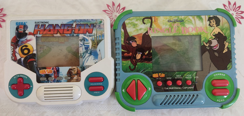 Lote Mini Game Portátil Tectoy Hang On E Jungle Book 