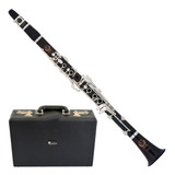 Clarinete Eagle Clr08 Sib Profissional Madeira Com Estojo