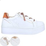 Tênis Feminino Ramarim Branco Glam Clássico Original