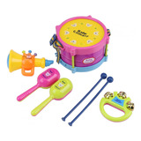 Mini Banda Para Niños Instrumentos Musicales Juguetes Educat