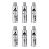Desodorante Aero adidas 150ml Masc Pro Invisible - Kit C/6un