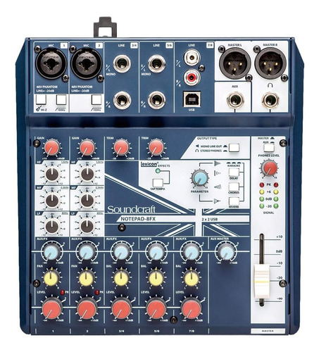 Harman Pro   Notepad-8fx Consola Mezcladora Analógica De For