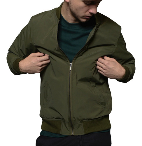 Chamarra Bomber Green