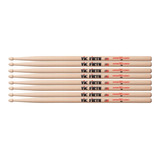 Vic Firth 5b 4 Pares De Baquetas 5b Punta De Madera Batería