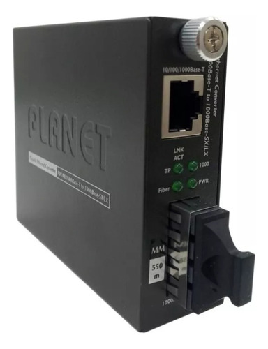 2x Conversor Mídia Gst-802 Gigabit Smart 10/100/1000 Planet