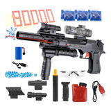 Pistole Electrica Hidrogel Con 40000 Balas Y Gafas + Láser