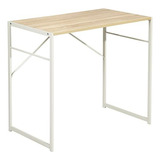 Escritorio Moderno Furniturer Con Base De Metal, 39.4 Pulgad