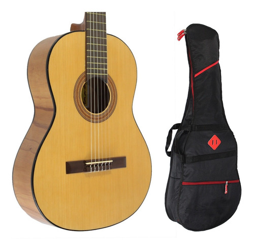 Guitarra Gracia Clasica M7 Natural  Profesional Con Funda