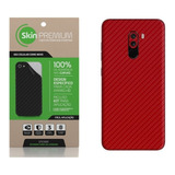 Adesivo Skin Premium Fibra Carbono Xiaomi Pocophone F1