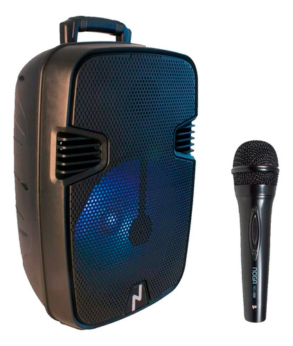 Parlante Inalambrico Karaoke Portatil Bt 150w Led +microfono