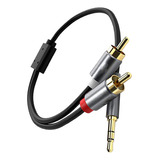 Cable Audio Auxiliar Jack 3.5mm A 2 Rca 3m Hifi Premium 
