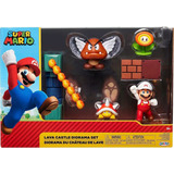 Super Mario Bros Set Diorama Castillo De Lava Nintendo 40015