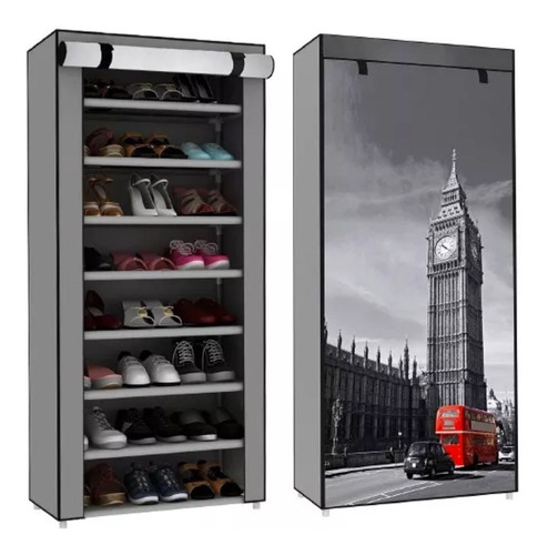 Zapatera De 8 Repisas Big Ben Londres Original D-mark