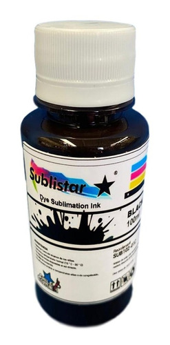 Tinta De Sublimacion Black 100 Cc / Chilecostura