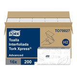 Toalla Interfoliada Tork Advanced 16 Pqts 200 Hojas To70027