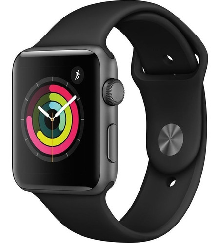 Apple Watch  Series 3 Gps  Gris Espacial De 38 Mm 