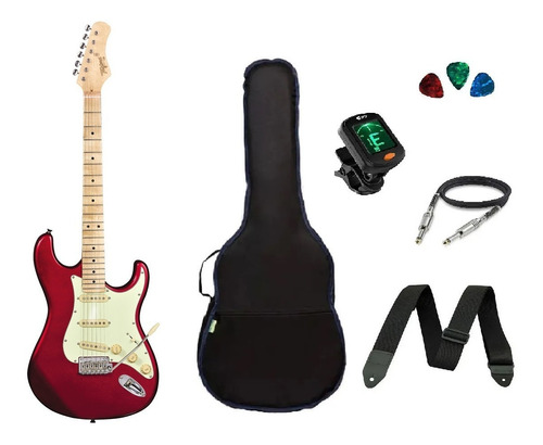 Kit Guitarra Tagima Stratocaster T635 + Acessórios