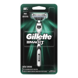 Máquina De Afeitar Gillette Mach3 Recargable 1 Unidad