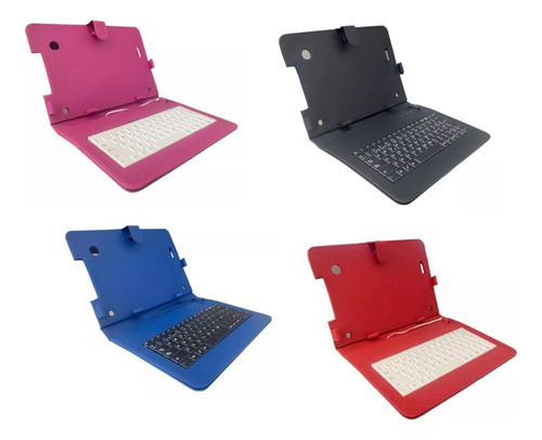 Oferta 100 Fundas Con Teclado Tablet 10puLG Varios Colores