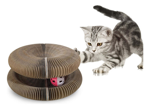 Rascador Para Gatos Con Órgano Mágico Juguete Resistente