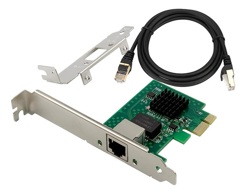 Adaptador De Red 2.5gbase-t Pcie 3.1 Con Intel I225-v+3ft...