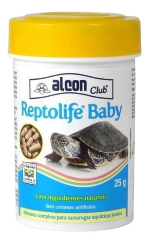 Ração Reptolife Baby Alcon 25g - Alimento Tartaruga Filhote