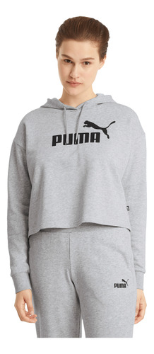 Sudadera Puma Casual Essentials Mujer Gris