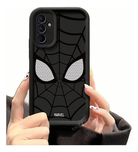 Funda Case De Silicona De Spiderman Uso Rudo Para Samsung