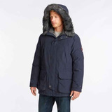 Chamarra Para Hombre Nautica Parka Talla Extra Grande Gorro 