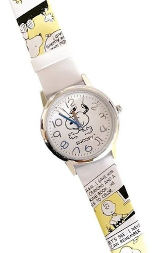 Reloj Snoopy Cartoon Original Mujer Hombre Colores 1 Pieza