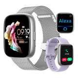 Smartwatch 1.85'' Reloj Inteligente Llamadas Bluetooth Alexa